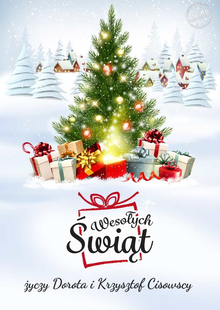 Wesołych ŚwiątDorota i Krzysztof Cisowscy