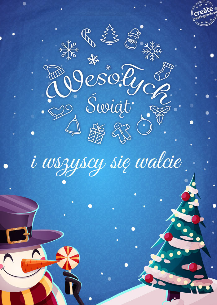 Wesołych Świąti wszyscy się walcie