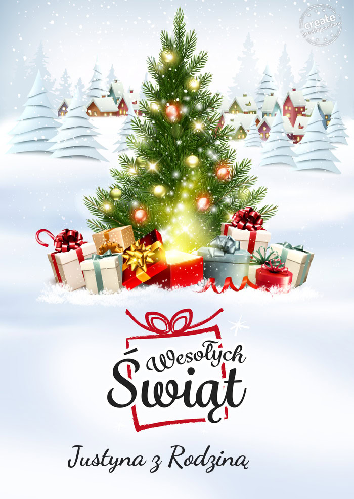 Wesołych ŚwiątJustyna z Rodziną ❤️