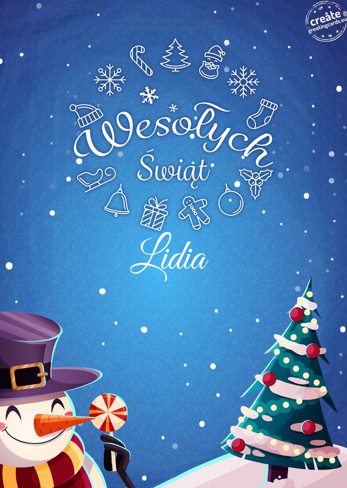 Wesołych ŚwiątLidia