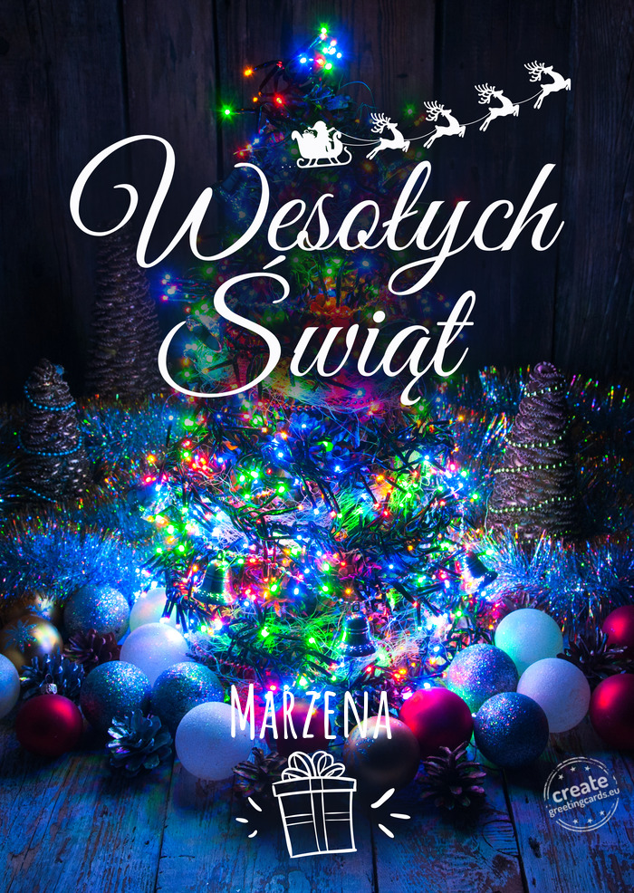 Wesołych ŚwiątMarzena