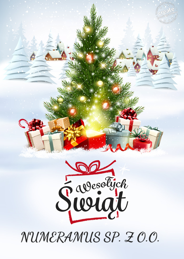 Wesołych ŚwiątNUMERAMUS SP. Z O.O