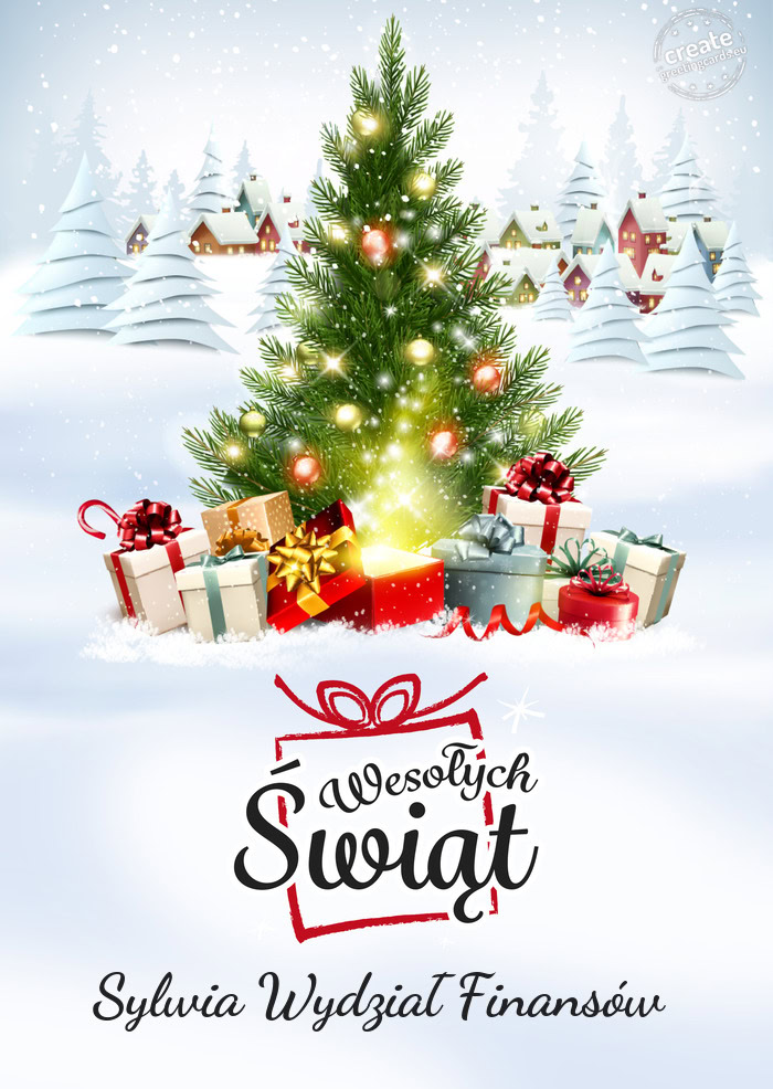 Wesołych ŚwiątSylwia Wydział Finansów