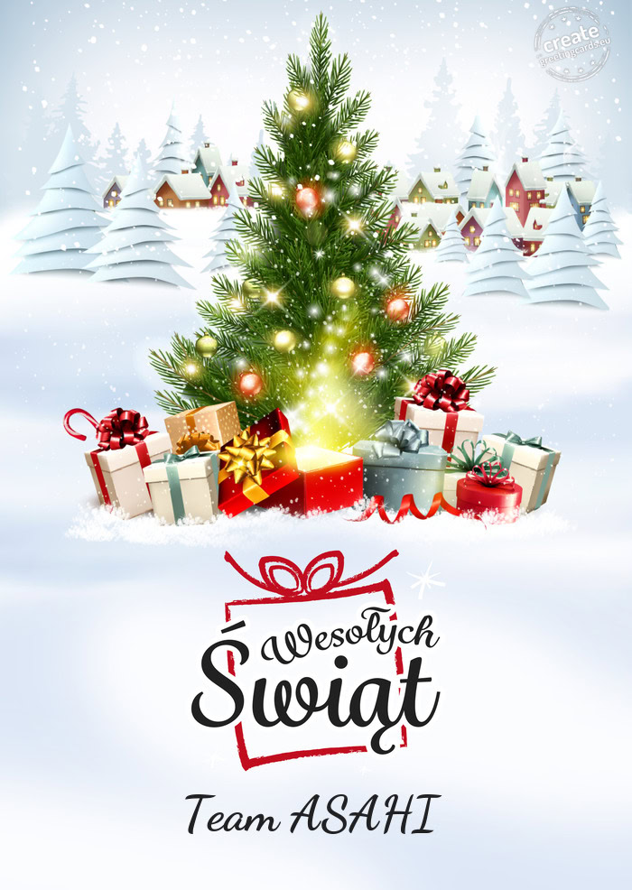Wesołych ŚwiątTeam ASAHI