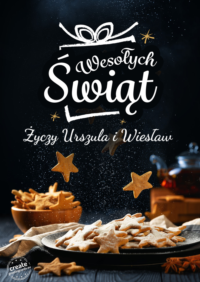 Wesołych ŚwiątUrszula i Wiesław