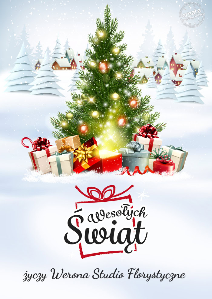 Wesołych ŚwiątWerona Studio Florystyczne