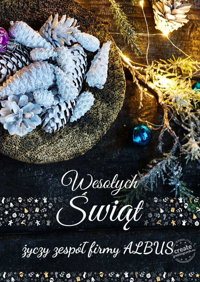 Wesołych Świątzespół firmy ALBUS