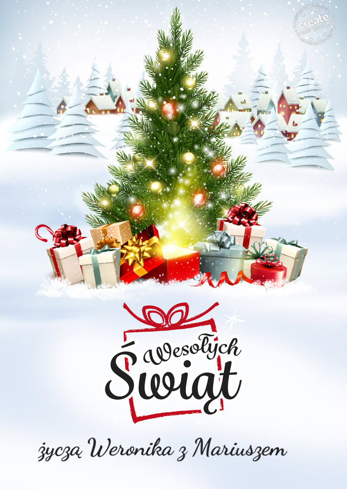 Wesołych Świątżyczą Weronika z Mariuszem 🌲