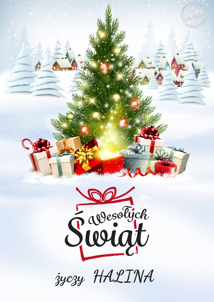 Wesołych Świątżyczy  HALINA