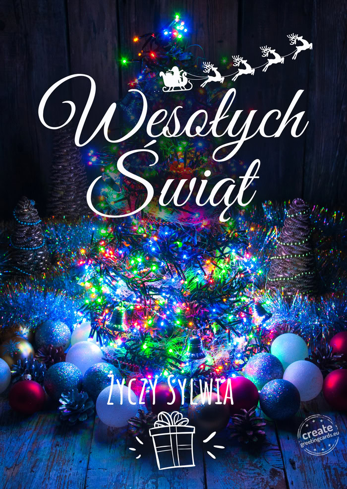 Wesołych ŚwiątŻyczy Sylwia