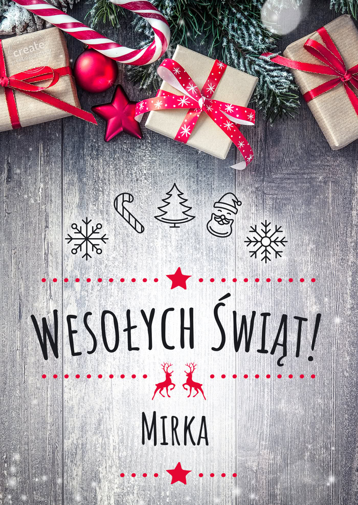 Wesołych Święta - Mirka