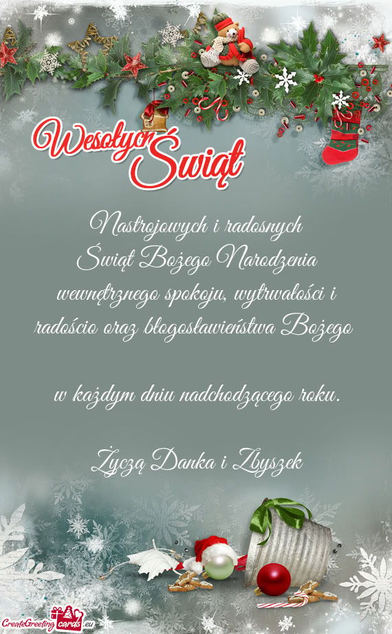 Wewnętrznego spokoju, wytrwałości i radościo oraz błogosławieństwa Bożego