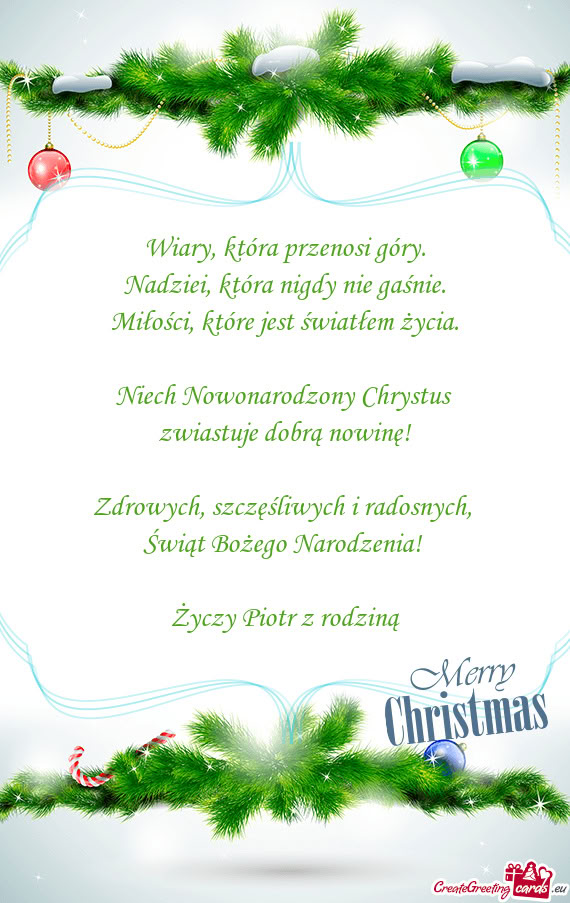 Wiary, która przenosi góry