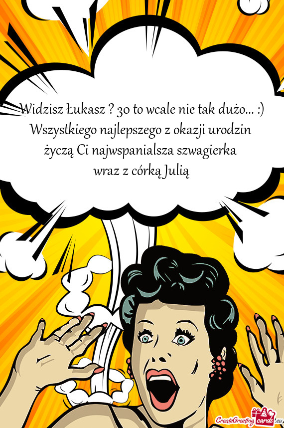 Widzisz Łukasz ? 30 to wcale nie tak dużo... :)