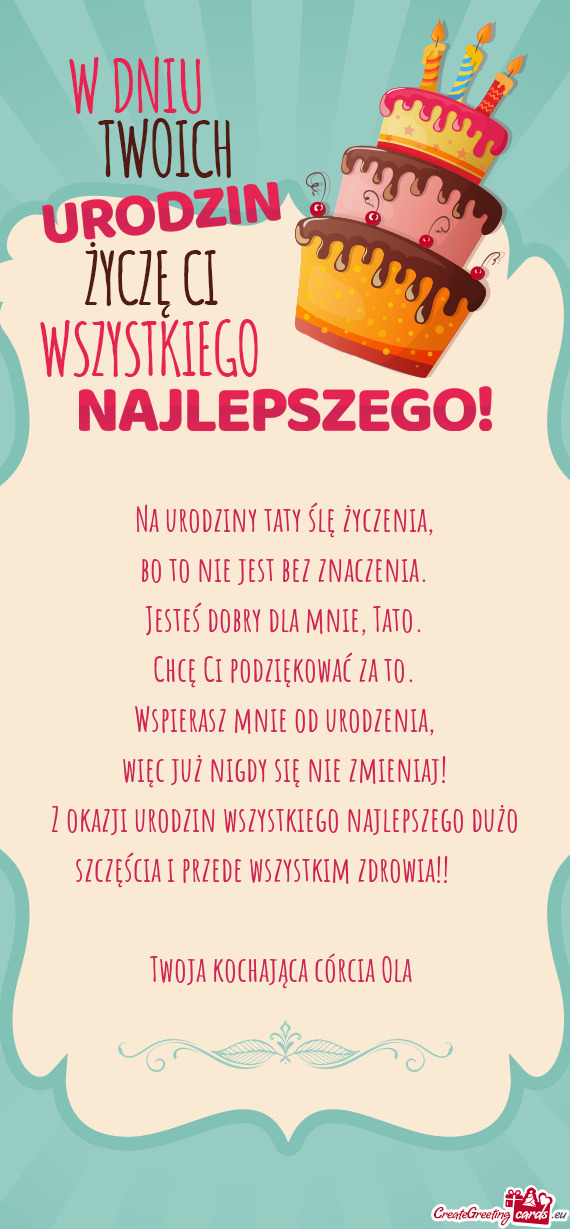 Więc już nigdy się nie zmieniaj