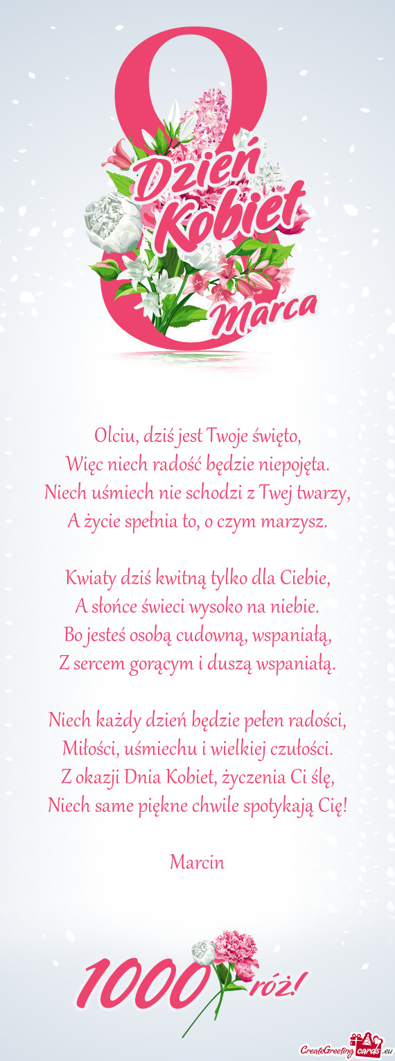 Więc niech radość będzie niepojęta