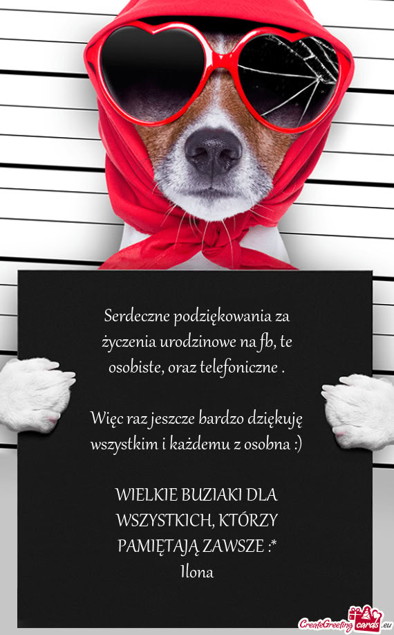 Więc raz jeszcze bardzo dziękuję wszystkim i każdemu z osobna