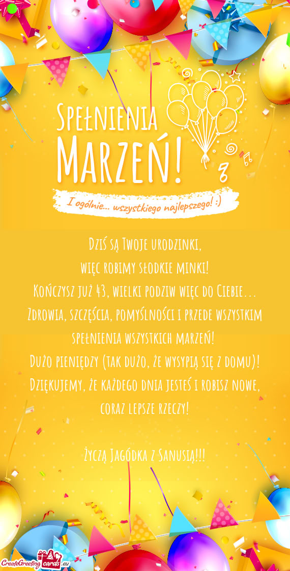 Więc robimy słodkie minki