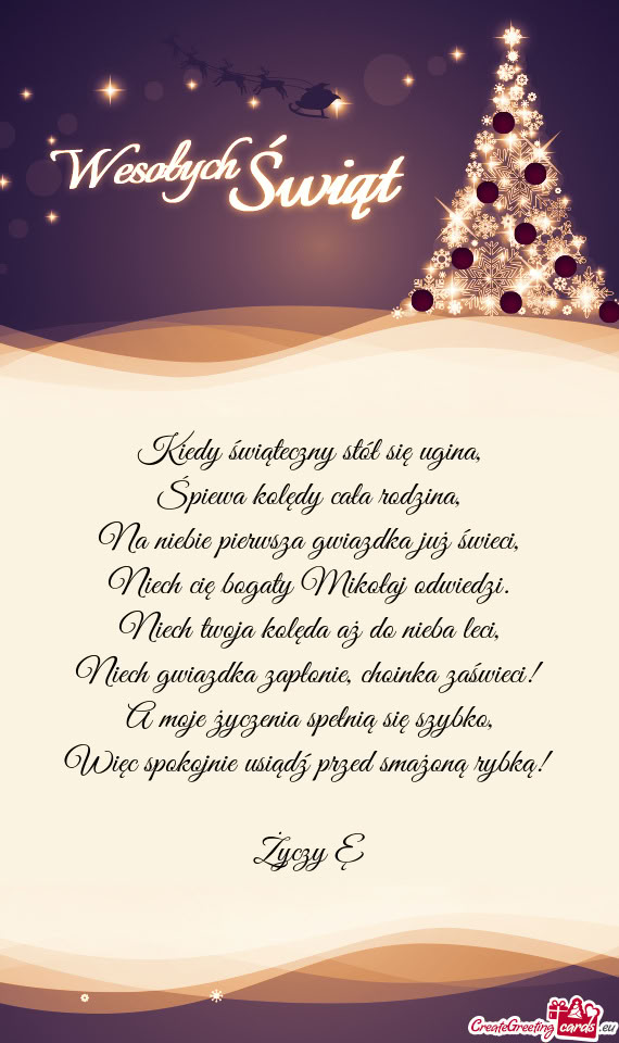 Więc spokojnie usiądź przed smażoną rybką! Ę