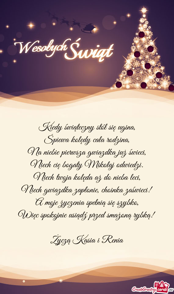 Więc spokojnie usiądź przed smażoną rybką! Życzą Kasia i Renia