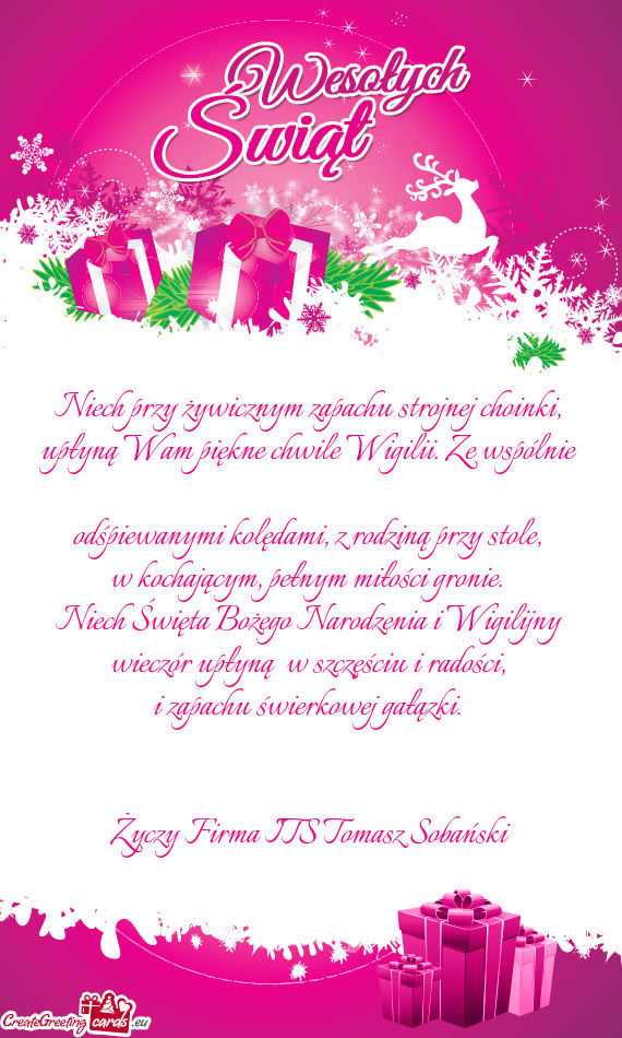 Wieczór upłyną w szczęściu i radości