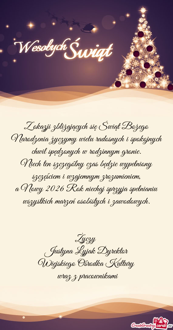 Wiejskiego Ośrodka Kultury