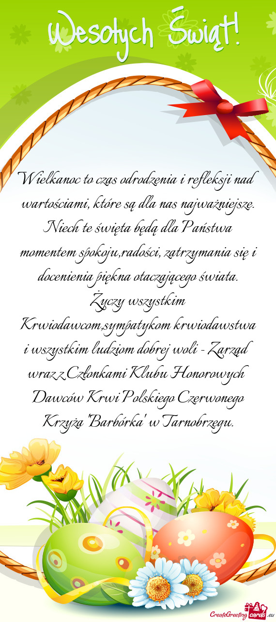 Wielkanoc to czas odrodzenia i refleksji nad wartościami, które są dla nas najważniejsze. Niech