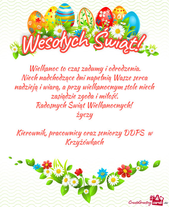 Wielkanoc to czas zadumy i odrodzenia