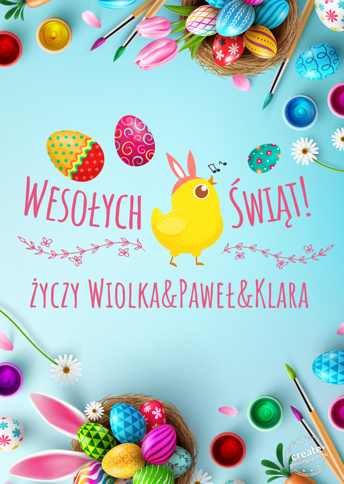 Wielkanoc Wiolka&Paweł&Klara
