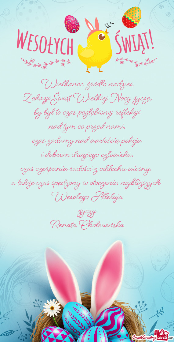 Wielkanoc-źródło nadziei