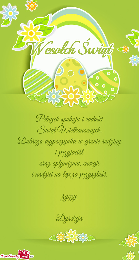 Wielkanocnych. Dobrego