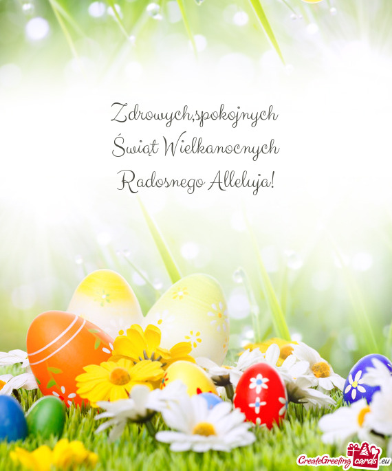 Wielkanocnych Radosnego