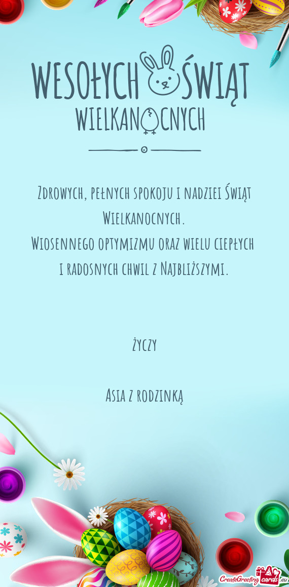 Wielkanocnych. Wiosennego