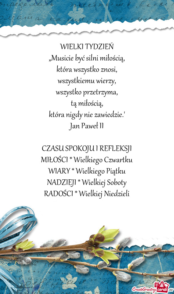 WIELKI TYDZIEŃ