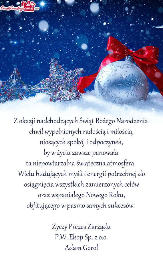 Wielu budujących myśli i energii potrzebnej do osiągnięcia wszystkich zamierzonych celów
