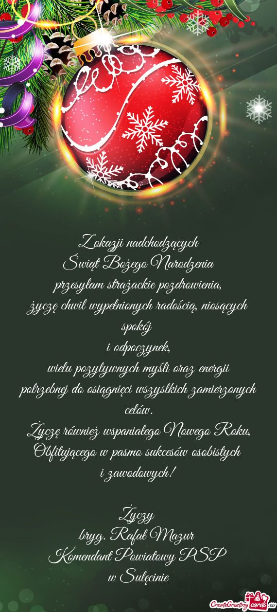 Wielu pozytywnych myśli oraz energii