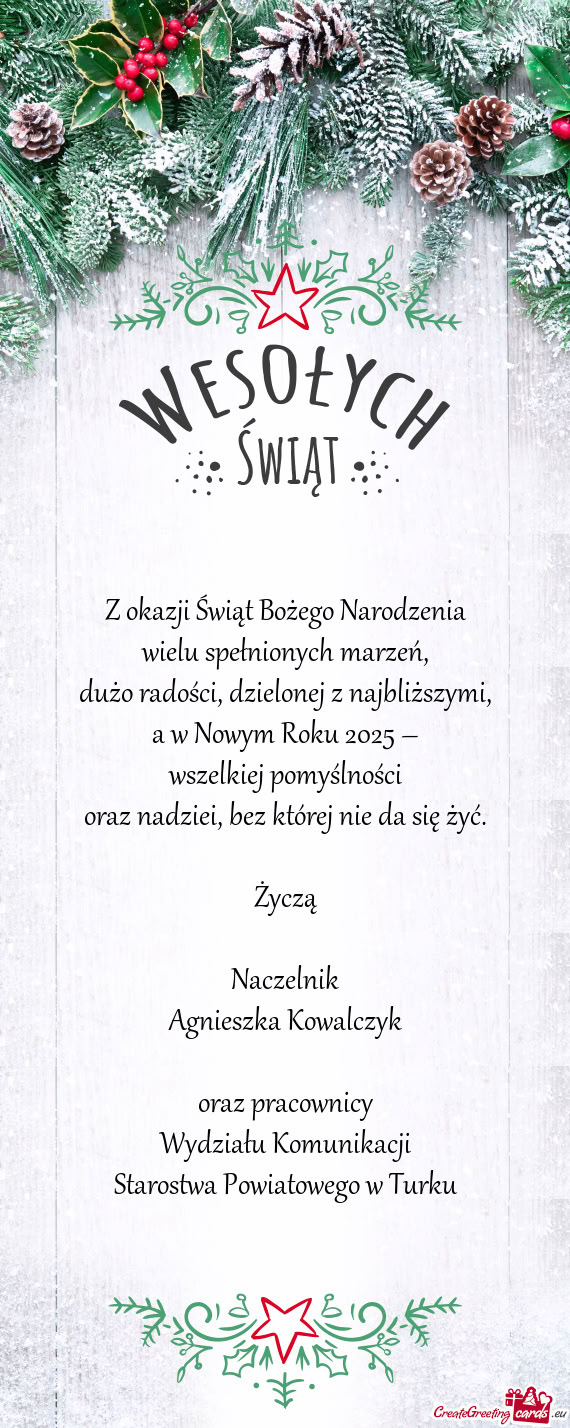 Wielu spełnionych marzeń