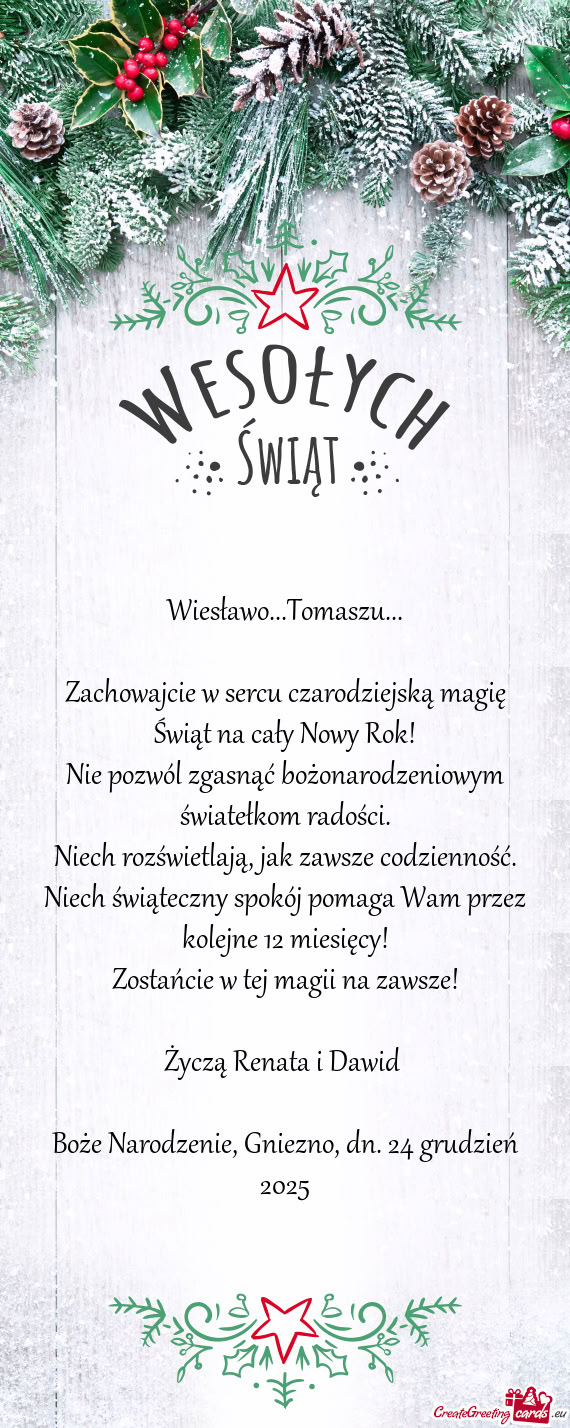 Wiesławo...Tomaszu