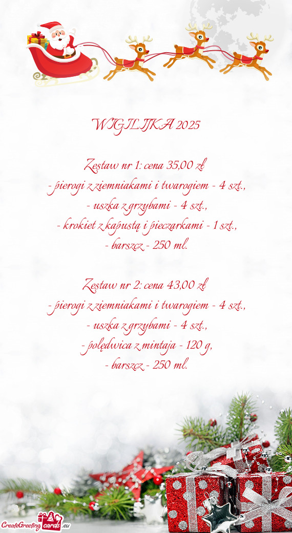 WIGILIJKA 2025