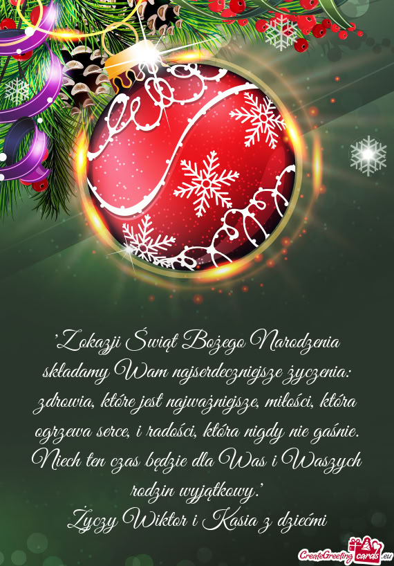 " Wiktor i Kasia z dziećmi