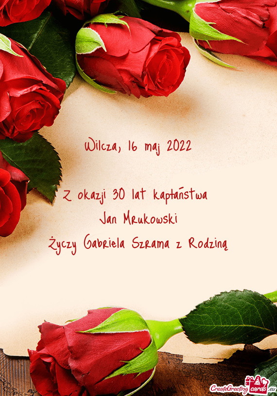 Wilcza, 16 maj 2022