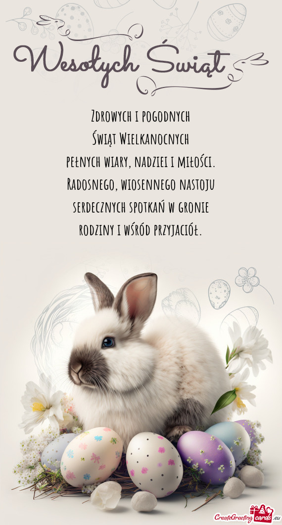 Wiosennego nastoju serdecznych spotkań w gronie rodziny i wśród przyjaciół