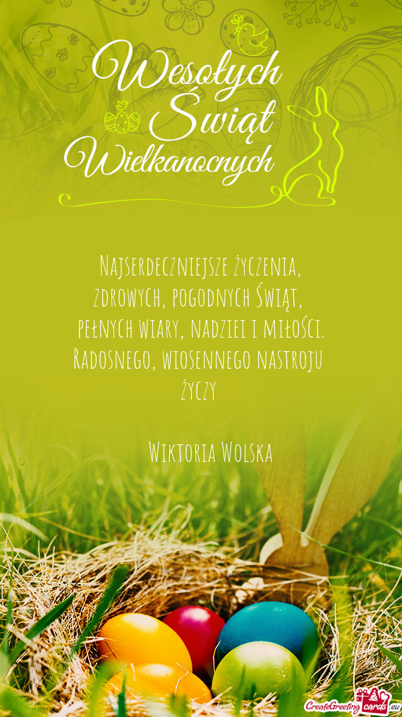 Wiosennego nastroju    Wiktoria Wolska