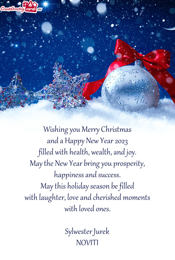 Wishing you Merry Christmas