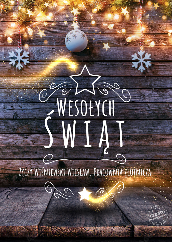 Wiśniewski Wiesław. Pracownia złotnicza