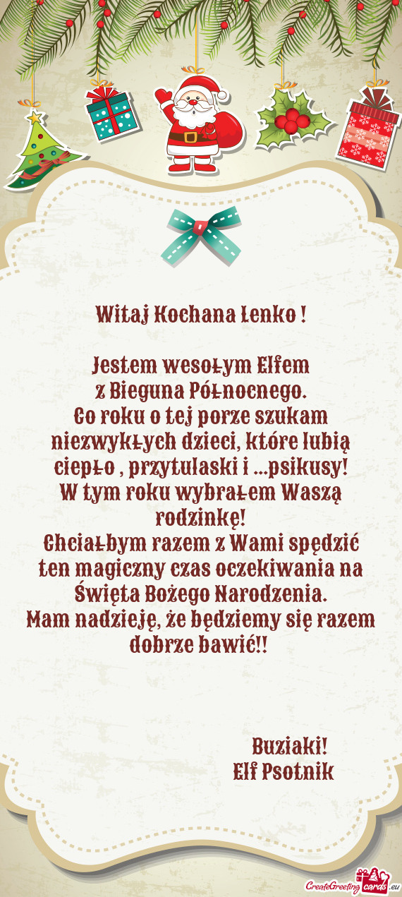 Witaj Kochana Lenko