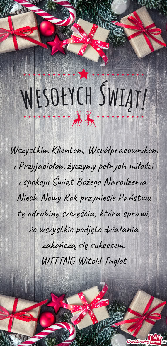 WITING Witold Inglot