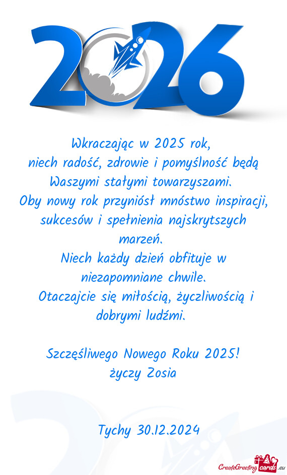 Wkraczając w 2025 rok