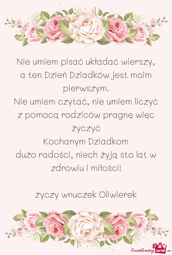 Wnuczek Oliwierek