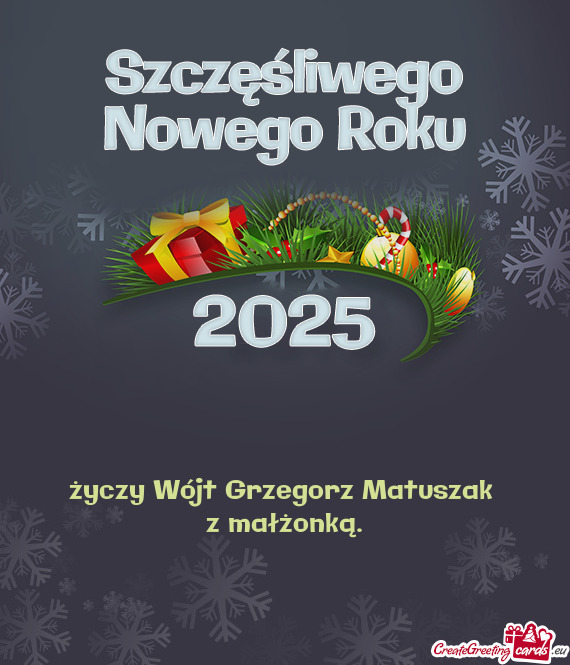 Wójt Grzegorz Matuszak